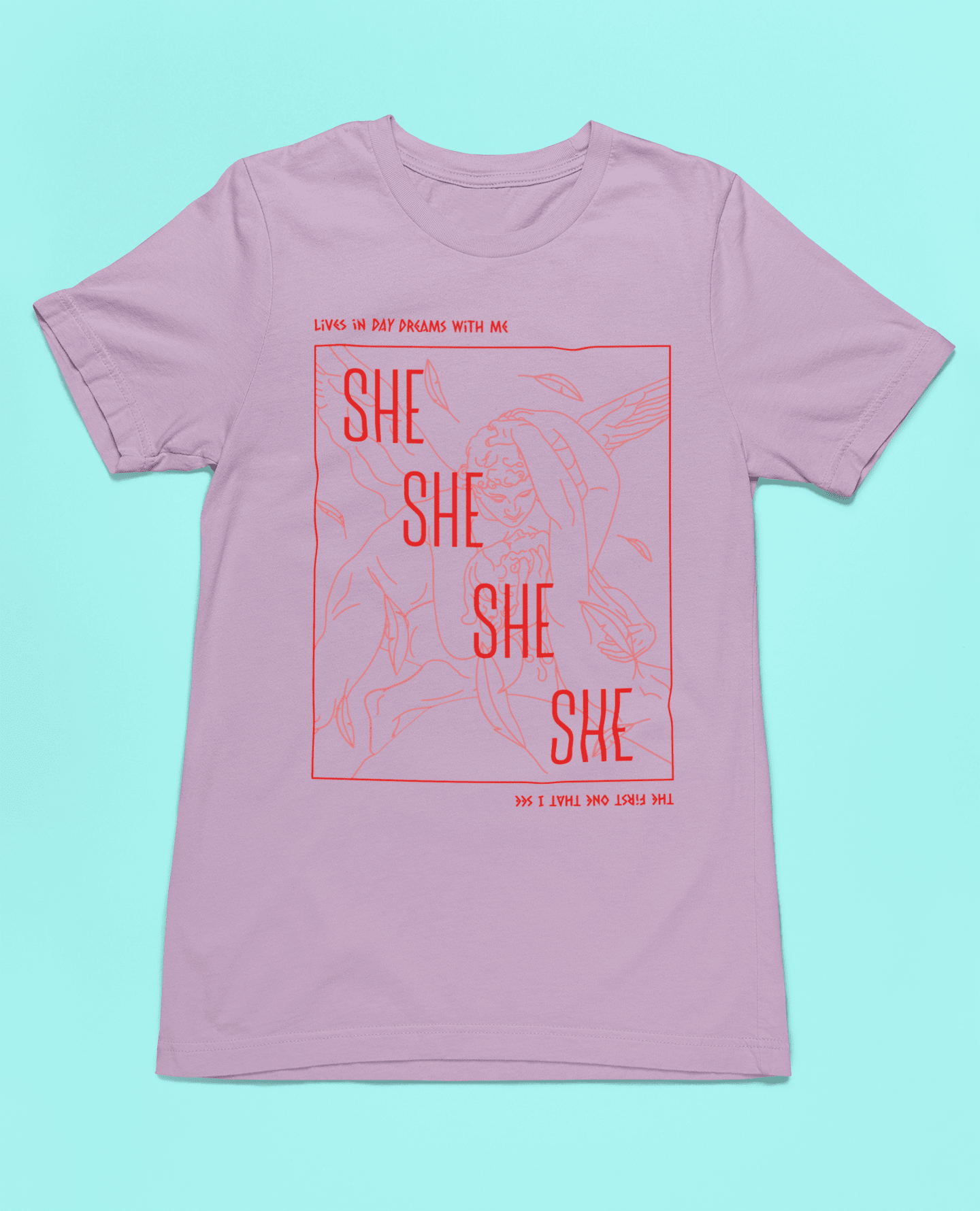 Harry Styles Merch: She Tee tshirts xs Lilac